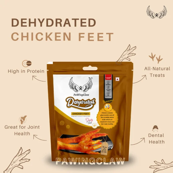 dehydrated chicken feet